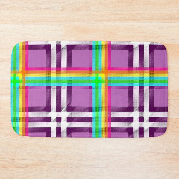 Item preview, purple rainbow plaid gay pride  designed and sold by Gossip Rag.