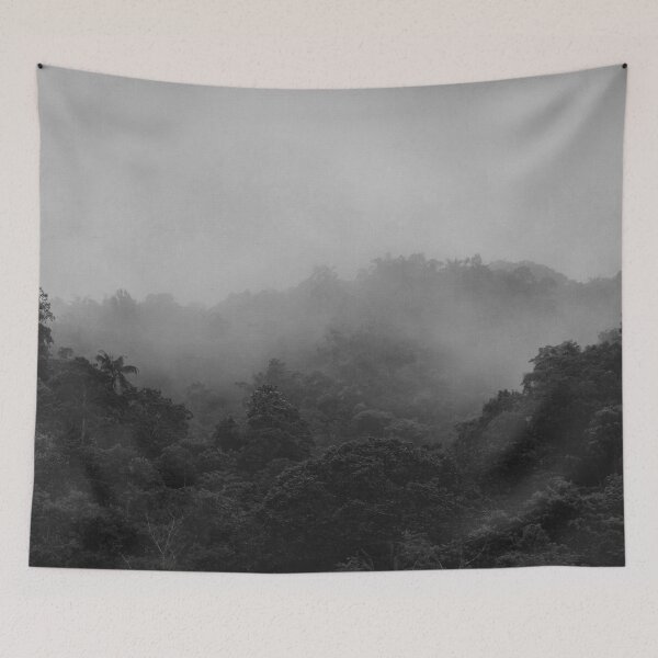 Item preview, Ecuador Rainforest - Black and White Vintage Photograph Jungle designed and sold by Leah Flores.