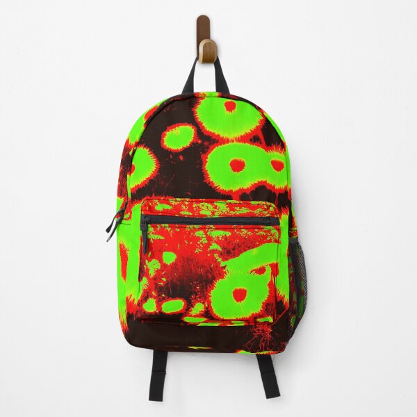 Item preview, Green and Red Abstract Dandelions designed and sold by asurtiumgreen.