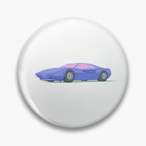 Item preview, Blue Vaporwave Sportscar designed and sold by Gravedrinker.