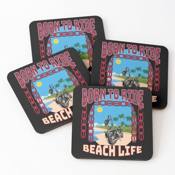 Item preview, BORN TO RIDE BEACH LIFE HOT SUMMER COLORFUL designed and sold by al21ex.