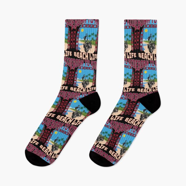 Item preview, BORN TO RIDE BEACH LIFE HOT SUMMER COLORFUL designed and sold by al21ex.