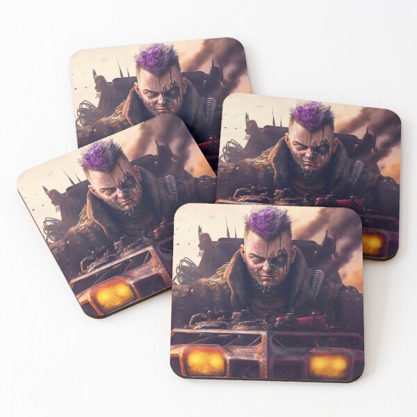 Item preview, Mad Man in the Machine: A Dynamic Digital Art Piece Depicting a Reckless Driver at the Helm of a War Vehicle designed and sold by BIBIHOX.