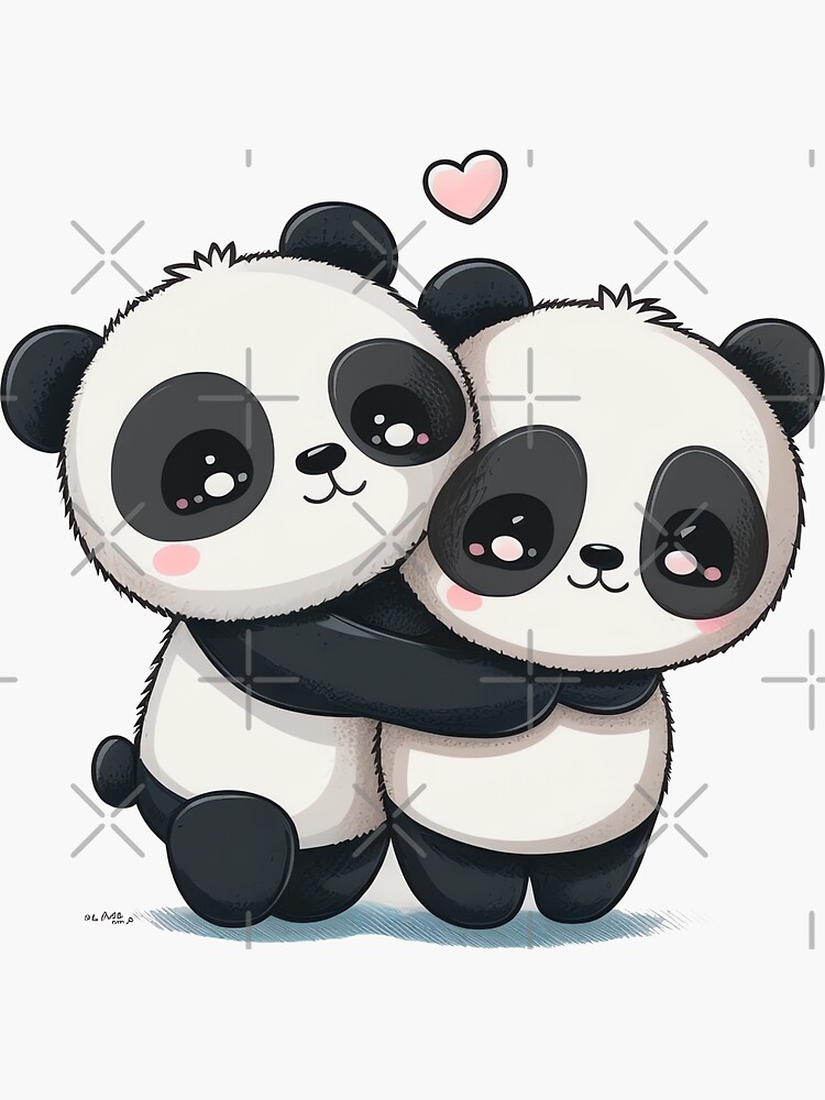 Kawaii chibi cute panda | Sticker