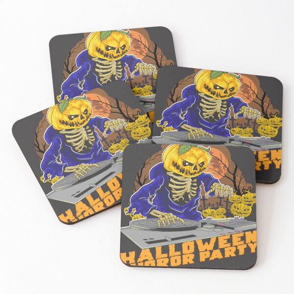 Item preview, Halloween Pumpkin Horror Party Dj Halloween celebrants designed and sold by AssamFT.