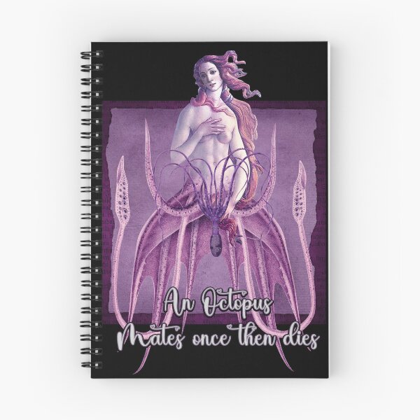 Item preview, Death of the Octopus - An Octopus Mates Once then Dies  designed and sold by SmileThreads.