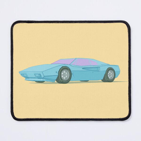 Item preview, Turquoise Vaporwave Sportscar designed and sold by Gravedrinker.
