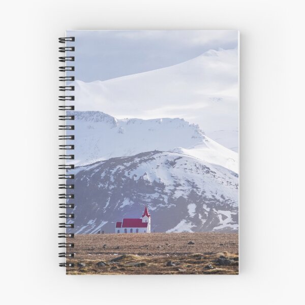Item preview, Church in front of a glacier designed and sold by elisainiceland.