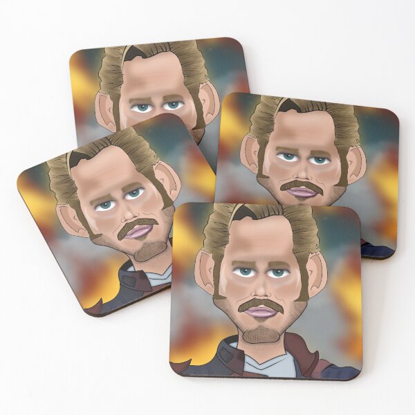 Item preview, Starlord cartoon  designed and sold by myawfuldrawings.