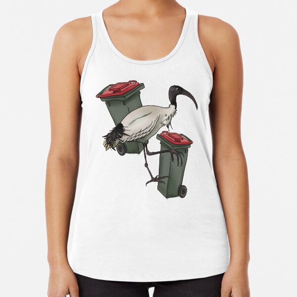 Lone Bin Chicken Racerback Tank Top