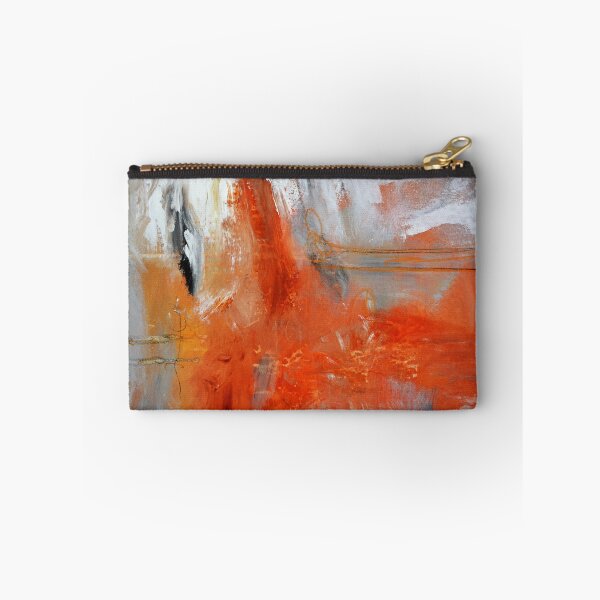 Item preview, Impresión abstracta naranja roja designed and sold by AndradaArt.