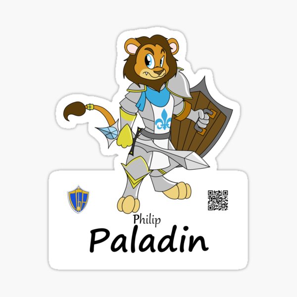 Philip (CGA Paladin) Sticker