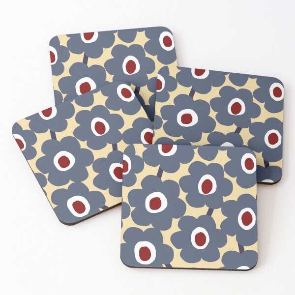 Item preview, Iconic Modern Denim Blue Flowers designed and sold by Deutschic.