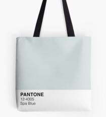 Spa Blau Pantone Tote Bag