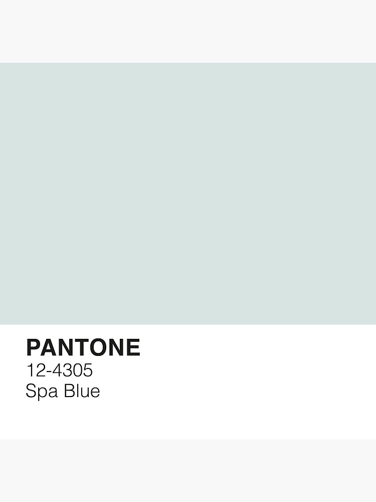Spa Blue Pantone by PineappleInk