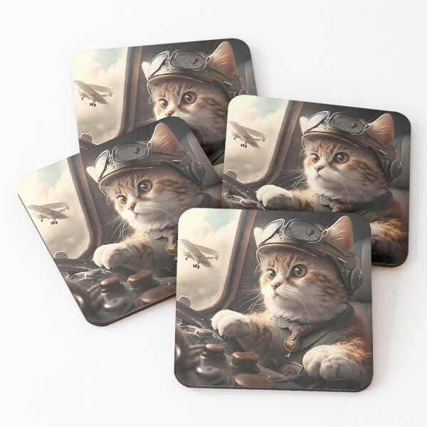 Item preview, KittyPilot designed and sold by DrakiceyArt.