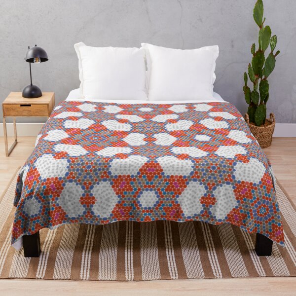 Item preview, Grey, Purple, Blue, Red and Cream Pattern designed and sold by Nalwesya.