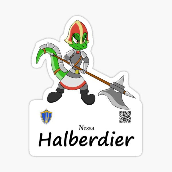 Nessa (CGA Halberdier) Sticker