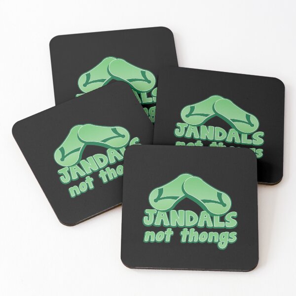 Item preview, JANDALS not thongs with funny New Zealand  designed and sold by jazzydevil.