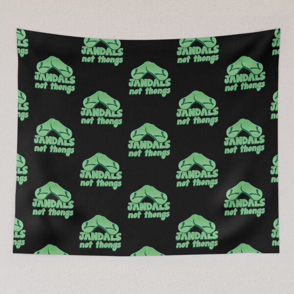Item preview, JANDALS not thongs with funny New Zealand  designed and sold by jazzydevil.