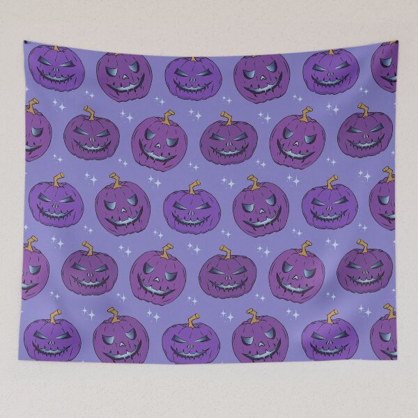 Item preview, Halloween Purple Pumpkin Jack o Lantern designed and sold by CreativeDraws42.