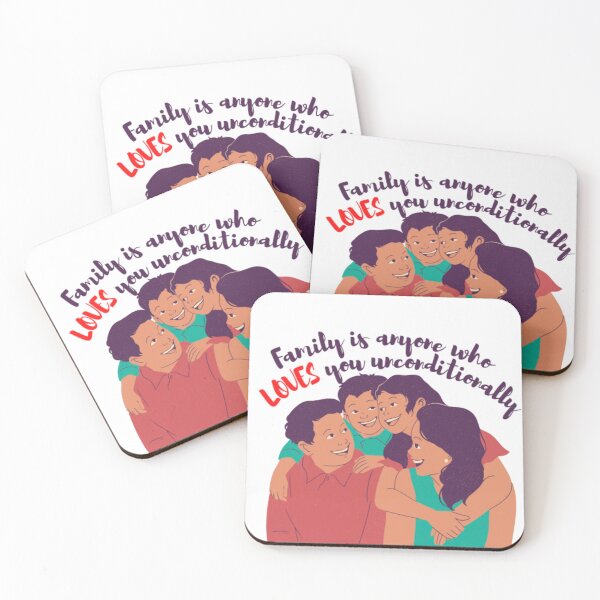 Item preview, Family is anyone who loves you unconditionally designed and sold by Univers Gifts.