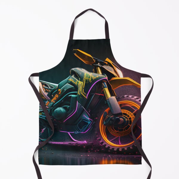 Item preview, Futuristic Cyberpunk Neon Dirt Bike designed and sold by beluxe.