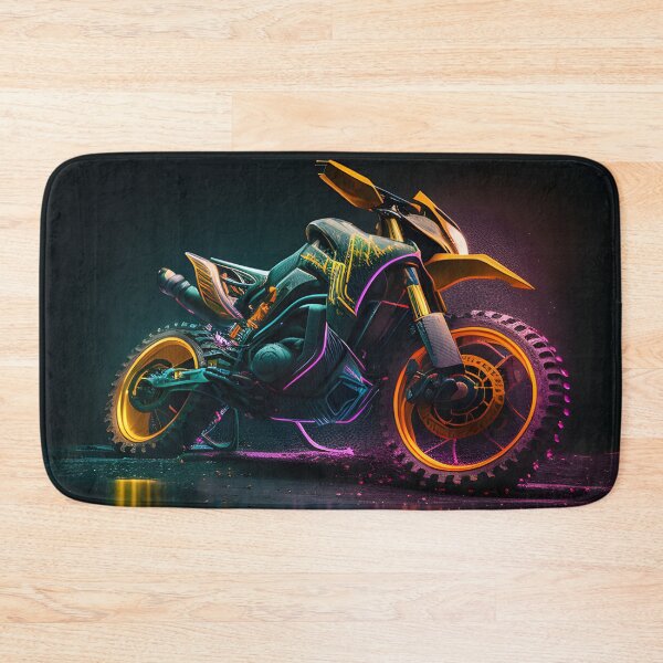 Item preview, Futuristic Cyberpunk Neon Dirt Bike designed and sold by beluxe.