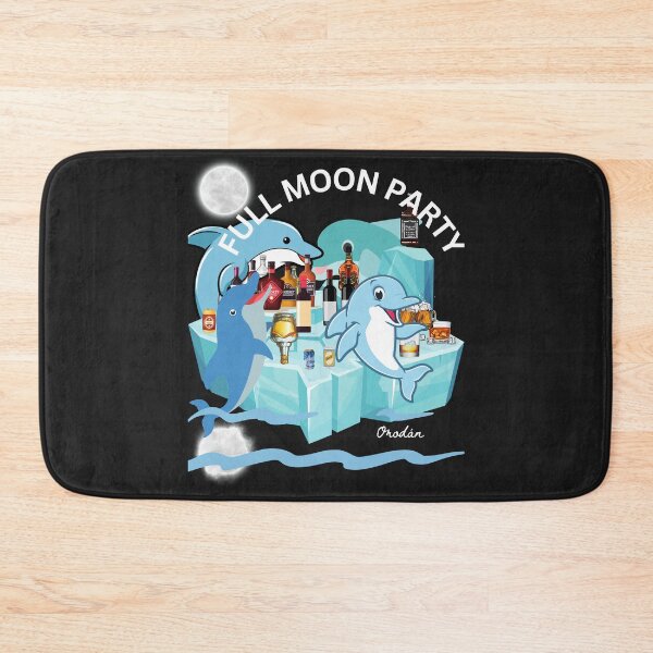 Item preview, I LOVE DOLPHINS-FULL MOON PARTY dolphin style- "drink like a fish"originates from dolphinsand they ARE REAL PARTY ANIMALS, Dolphins are natures mystery,-animal lovers nature lovers designed and sold by IORODAN.