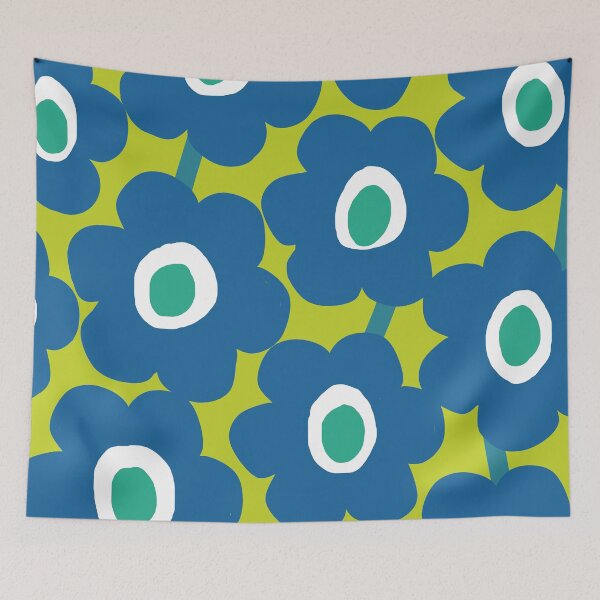 Item preview, Iconic Modern Scandinavian Garden in Blue and Green  designed and sold by Deutschic.