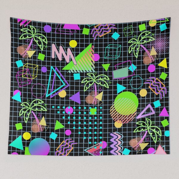 Item preview, Chaotic Memphis Style designed and sold by TotallyRetroArt.