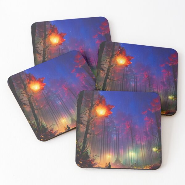 Item preview, Dark Fantasy Forest Nightscape designed and sold by Verdant Rose Studio.