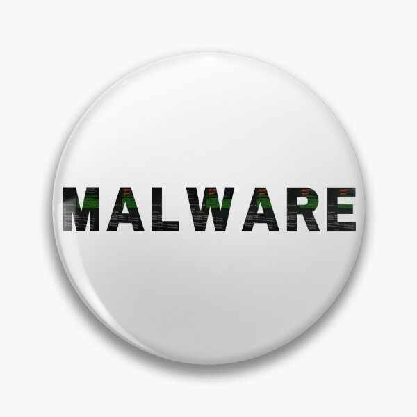 Item preview, Malware Sticker designed and sold by CremeDeLaMemes.