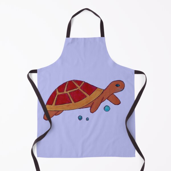 Item preview, Orange Turtle with Bubbles designed and sold by AnnieHines.
