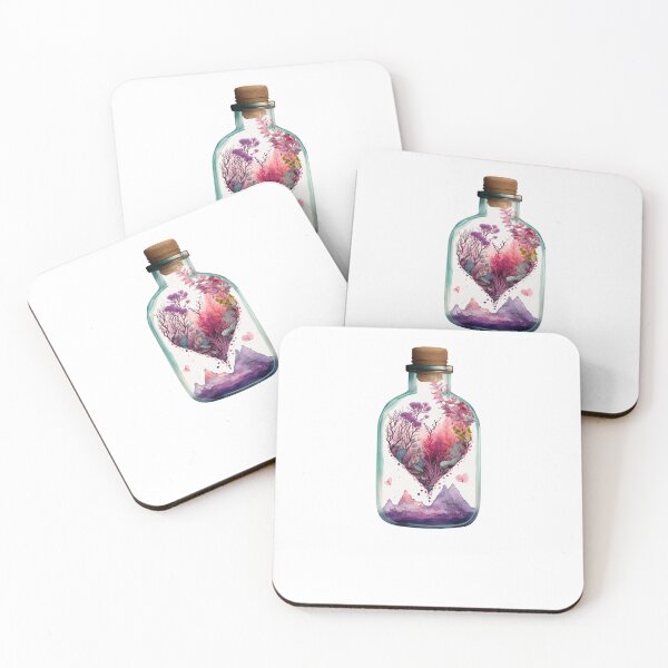 Item preview, Purple Heart In Bottle Heart Mother designed and sold by EbnerPrints.