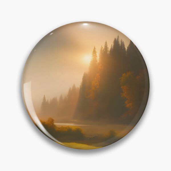 Item preview, Autumn Landscape in the Golden Hour designed and sold by DreamyEscapism.