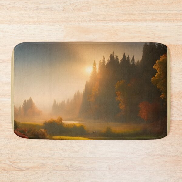 Item preview, Autumn Landscape in the Golden Hour designed and sold by DreamyEscapism.