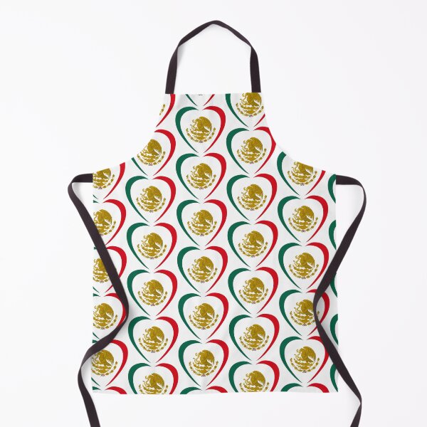 Item preview, Mexican Patriot Flag Series (Heart) designed and sold by Carbon-Fibre Media.