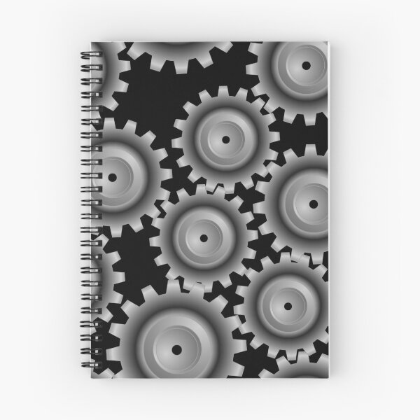 Item preview, Gray Gears Pattern designed and sold by BartholGraphics.