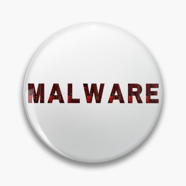 Item preview, Malware Sticker designed and sold by CremeDeLaMemes.
