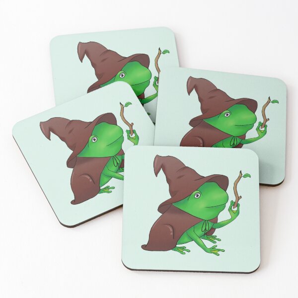 Item preview, Wizard Frog (mint) designed and sold by MushroomNymph.