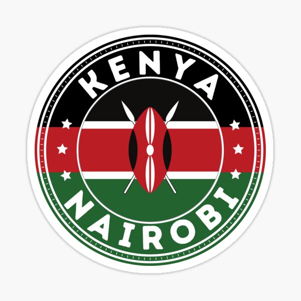 "Kenya Nairobi" Sticker for Sale by worldpopulation Redbubble