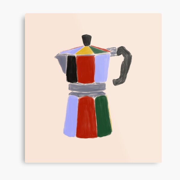 Premium Photo  Mocha pot or moka pot with paper filter on background  coffee machine