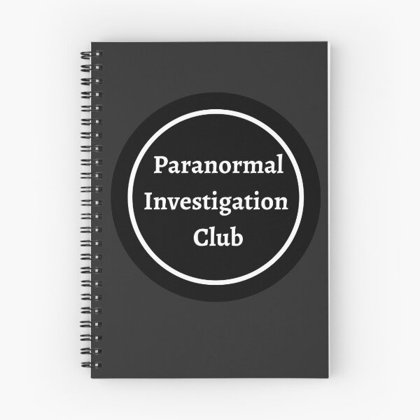 Item preview, Paranormal Investigation Club black and white designed and sold by DemonicGloom.
