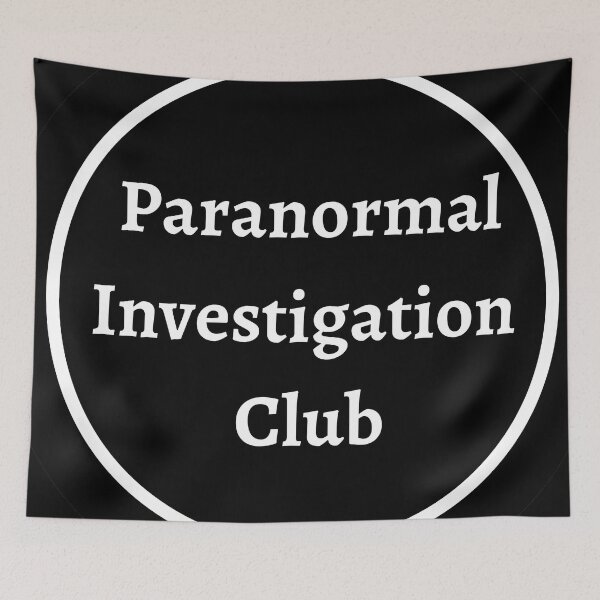 Item preview, Paranormal Investigation Club black and white designed and sold by DemonicGloom.