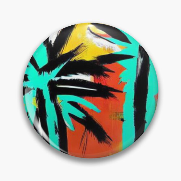 Item preview, Street Palms Aqua designed and sold by itzbart.