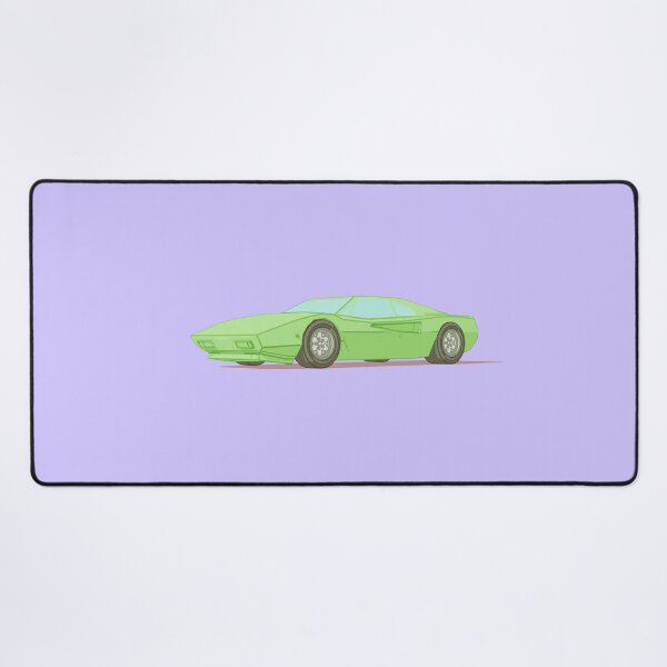 Item preview, Green Vaporwave Sportscar designed and sold by Gravedrinker.