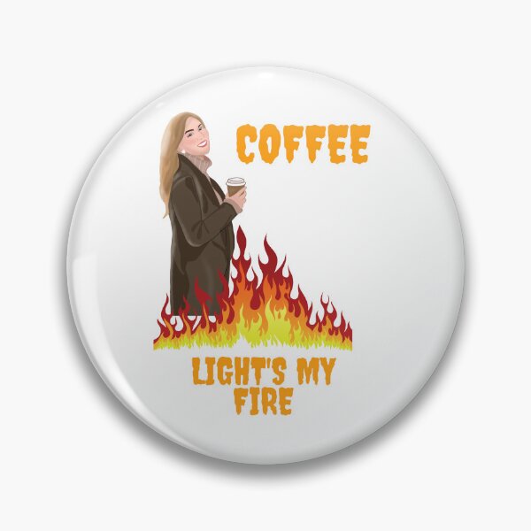 Item preview, Coffee Lights My Fire designed and sold by surnrizedreamer.