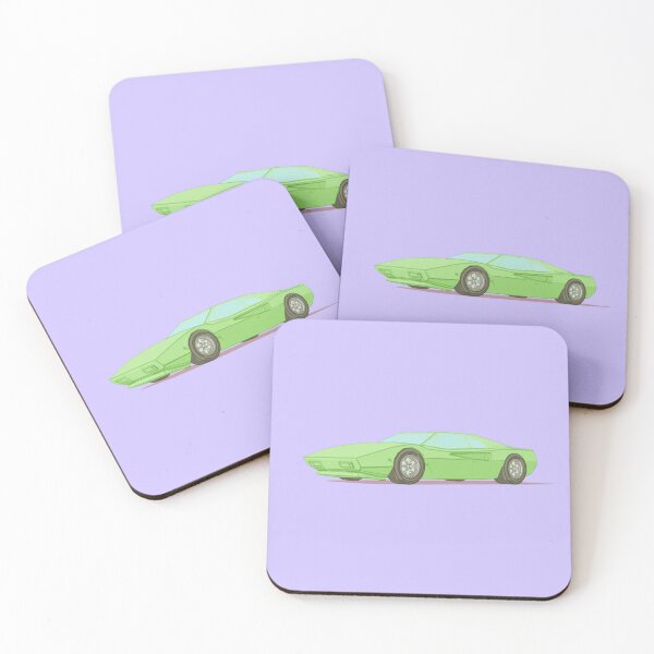 Item preview, Green Vaporwave Sportscar designed and sold by Gravedrinker.