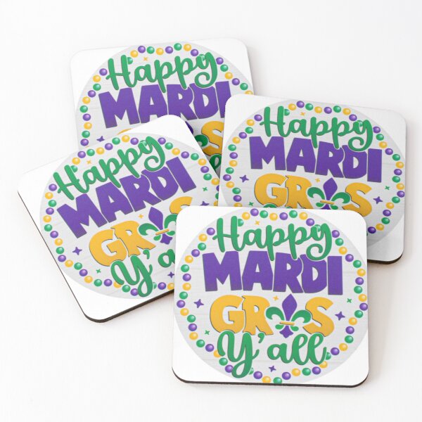 Item preview, Feast, Folly, and Fun: A Mardi Gras T-Shirt" designed and sold by Yassinedinno.